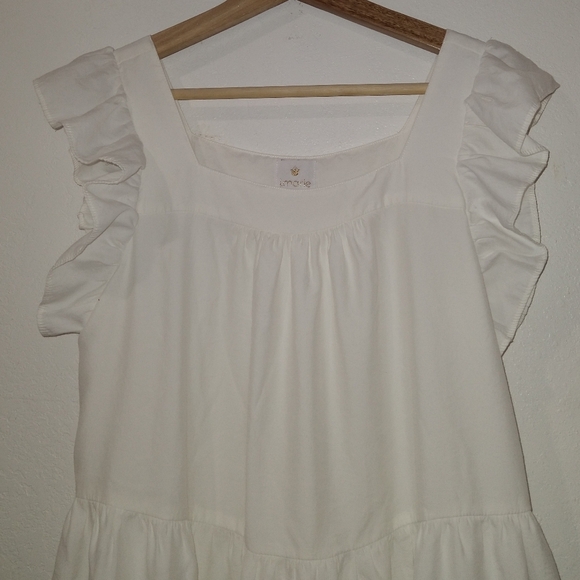 J.MARIE White Tiered Dress - Picture 7 of 8